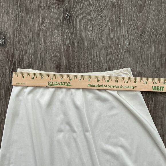 Vintage Sears White Half Slip with Lace Accent Women's Medium Skirt - Picture 4 of 6